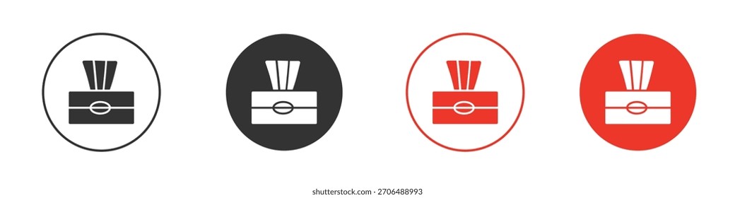 Icono de toallitas desmaquillantes. Diseño de Vector de Web