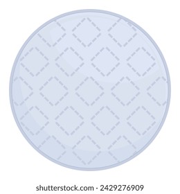 Makeup skin bag icon cartoon vector. Clean facial cotton. Tissue fabric