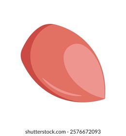 Makeup Sponge, Cosmetics Vector Illustration Isolated