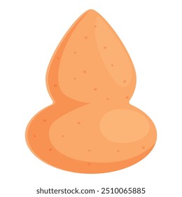A esponja de maquiagem está assentada sobre um fundo branco