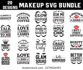 makeup svg bundle, makeup svg design