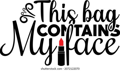Makeup Svg Design, 
Makeup T-Shirt Design,