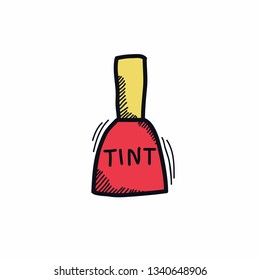makeup tint doodle icon