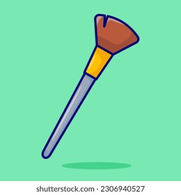 Makeup tool brush Vector, Flat Icon, Flat Design