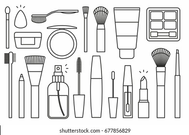 Makeup Tools Icons