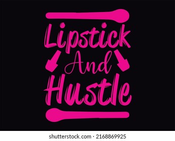 Makeup  t-shirt design vector file