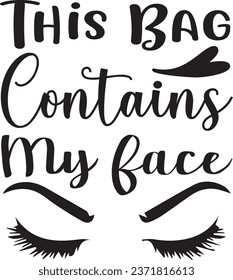 Makeup Tshirt Design and vector file 