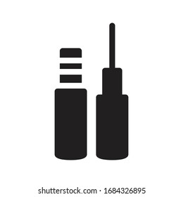 makeup vector glyph flat icon 