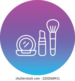 Makeup vector icon. Can be used for printing, mobile and web applications.