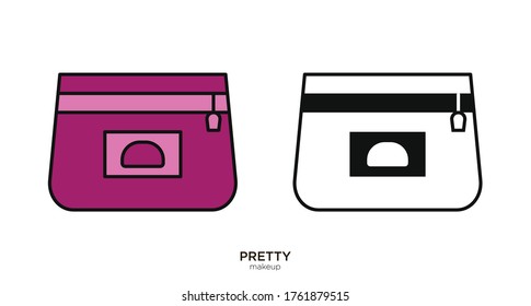 Makeup vector illustration lineal color and filled design