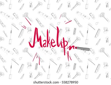 Makeup vector set