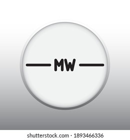 MAKE-UP WATER VECTOR SYMBOL OF PUMPING SYSTEM MECHANICAL SYSTEM