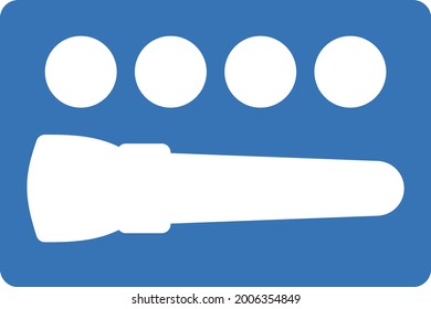 makeup with white background. makeup is a symbol of professtion .glyph colour icon.