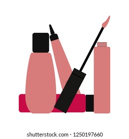 Makeup for women concept