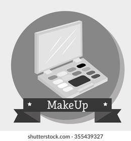 Make-up and womens cosmetics graphic design, vector illustration eps10