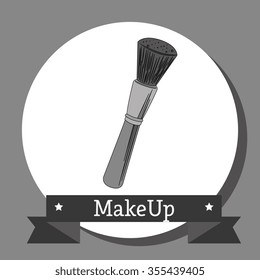 Make-up and womens cosmetics graphic design, vector illustration eps10