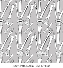 Make-up and womens cosmetics graphic design, vector illustration eps10