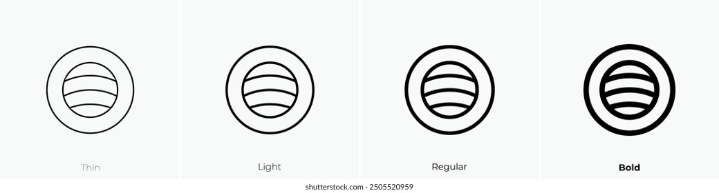 maki icon. Thin, Light Regular And Bold style design isolated on white background