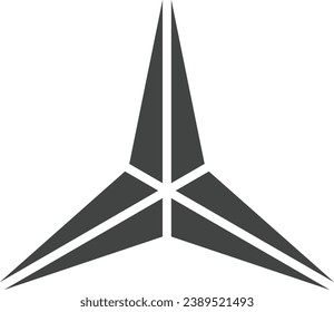 Imagen vectorial de icono de Makibishi. Adecuado para aplicaciones web móviles y medios de impresión.