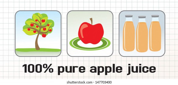making apple juice, symbols