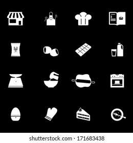 Making cakes icons