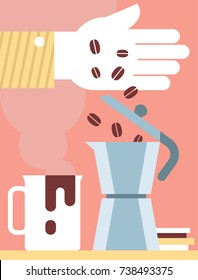 Making Coffee in a Moka Pot