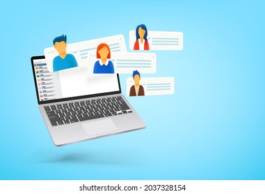 Making conference via modern computer