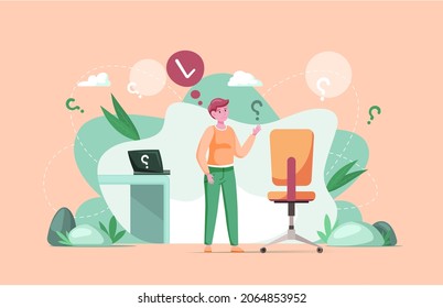 Making confusion. Doubts person surrounded by question marks. Questions dilemma situations. Asking questions. Confused people. Making choice. Being confused. Thinking or make decision. Solving problem