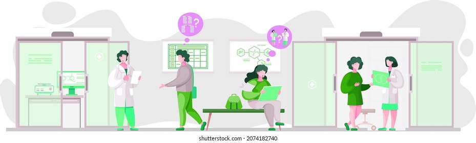 Making confusion. Doubts person surrounded by question marks. Questions dilemma situations. Asking questions. Confused people. Making choice. Being confused. Thinking or make decision. Solving problem