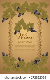 Making grape branches for wine.