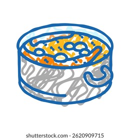 making homemade soup autumn doodle icon sketch vector. making homemade soup autumn sign. isolated symbol illustration