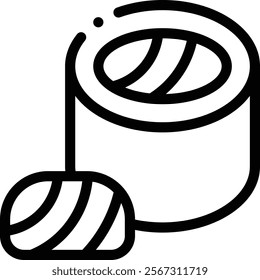 making icon. Thin Linear Style Design Isolated On White Background