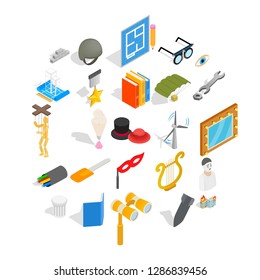 Making icons set. Isometric set of 25 making vector icons for web isolated on white background