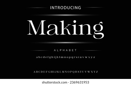 Making luxury elegant typography vintage serif font wedding invitation logo music fashion property