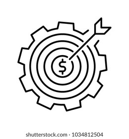 making money vector icon