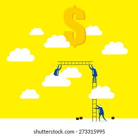 Making money and working together