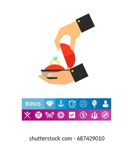 Making proposal icon