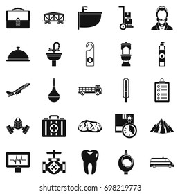 Making things icons set. Simple set of 25 making things vector icons for web isolated on white background