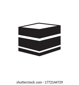 Makkah Kaaba Muazzama / Ka'aba cube flat vector icon for apps and websites