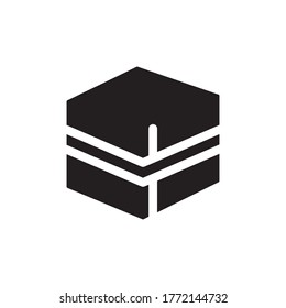 Makkah Kaaba Muazzama / Ka'aba cube flat vector icon for apps and websites