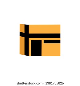 Makkah Kaaba Sharif icon - vector