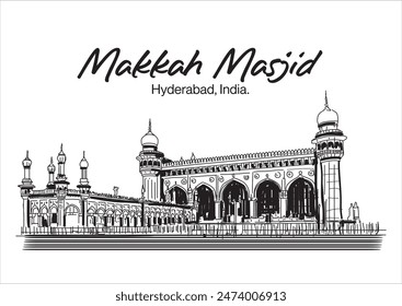 Makkah Masjid or Mecca Masjid, is a congregational mosque in Hyderabad, India. 