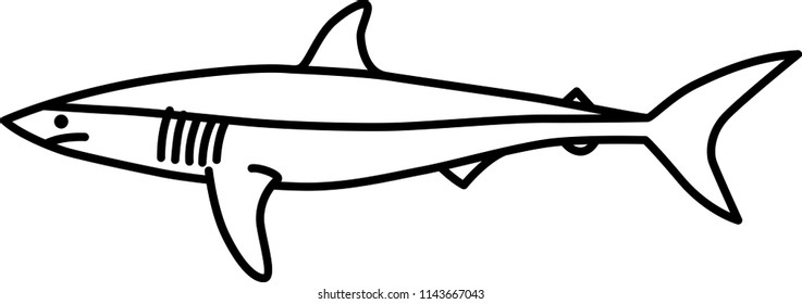 Mako Shark Icon