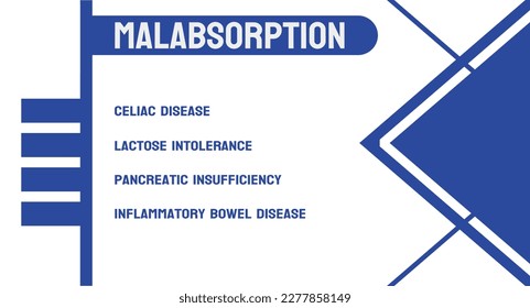 Malabsorption - beeinträchtigte Nährstoffaufnahme im Verdauungssystem.