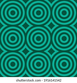 Malachite background. The pattern is geometric. Circles. Hypnosis.