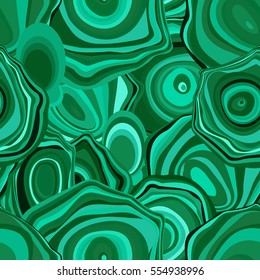 Malachite Pattern or Green Abstract Marble Texture