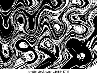 Malachite stylized motives pattern (bw)