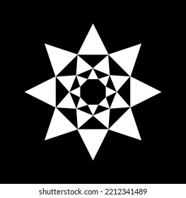Malalaxmi Lotus vector icon. Lotus mandala icon.
