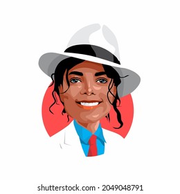 malang, Indonesia - September 28 2021; Michael Jackson was an American singer, songwriter, and dancer. Eps file