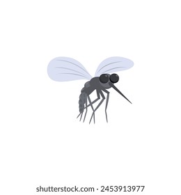 Vector del elemento de Vector del mosquito del día de la malaria